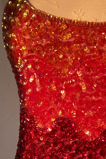 Vintage Ombre Sunset Sequin Camisole