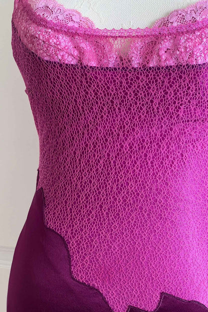 Luxurious Designer 1990's Violet Gown